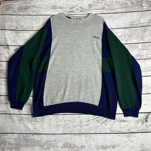 Vintage Spalding Athletic Pullover‎ Sweatshirt Men’s L Acrylic Colorblock